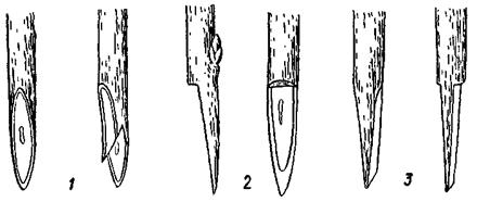 Косые срезы черенка привоя