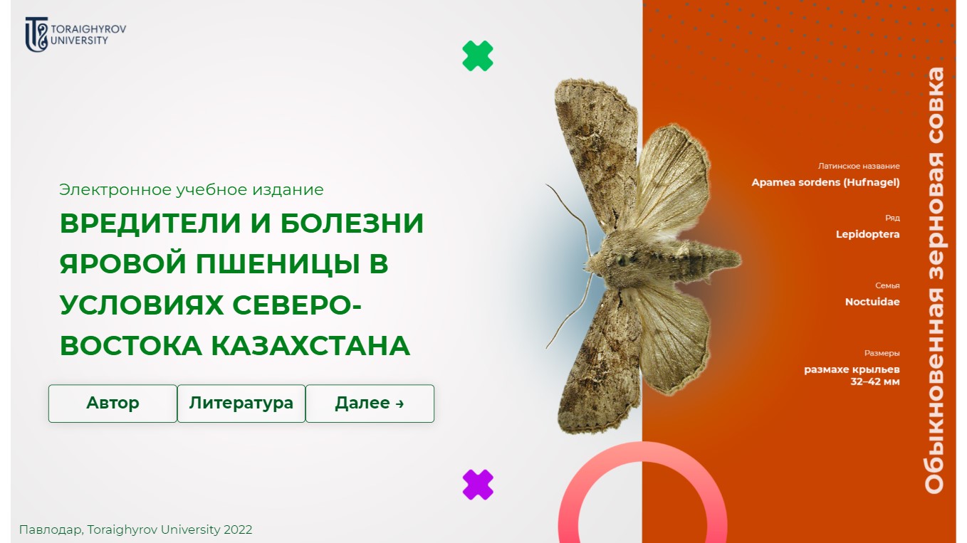 Вредители и болезни яровой пшеницы в условиях Северо-Востока Казахстана