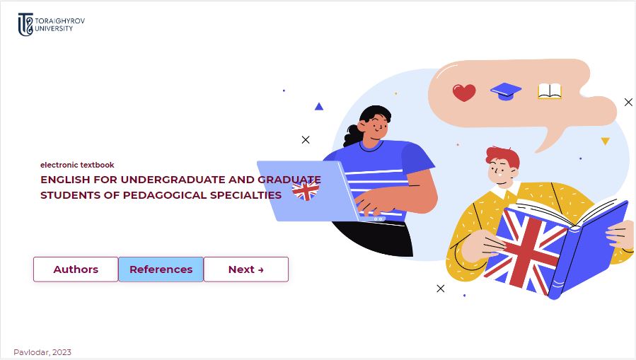 English for undergraduate and graduate students of pedagogical specialties